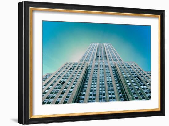 Empire State Building From Street-null-Framed Photo