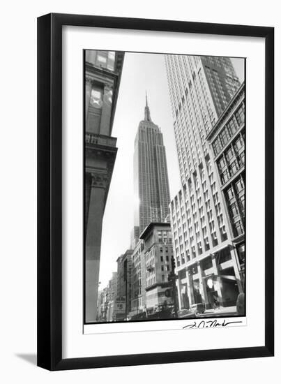 Empire State Building III-Laura Denardo-Framed Art Print