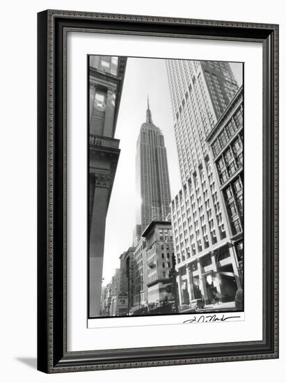 Empire State Building III-Laura Denardo-Framed Art Print