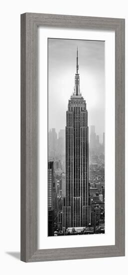 Empire State Building in a City, Manhattan, New York City, New York State, USA-null-Framed Photographic Print