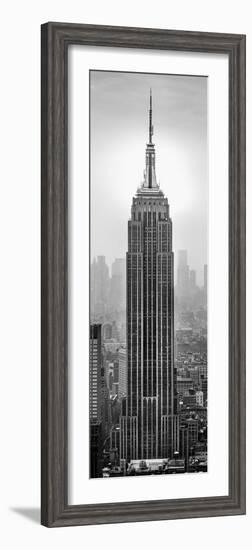 Empire State Building in a City, Manhattan, New York City, New York State, USA-null-Framed Premium Photographic Print