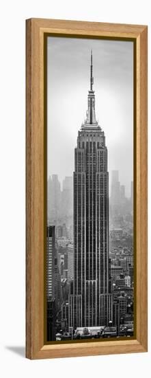 Empire State Building in a City, Manhattan, New York City, New York State, USA-null-Framed Premier Image Canvas