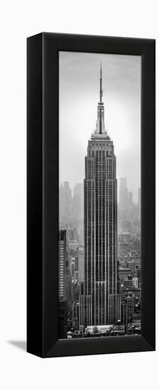 Empire State Building in a City, Manhattan, New York City, New York State, USA-null-Framed Premier Image Canvas