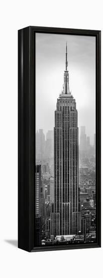 Empire State Building in a City, Manhattan, New York City, New York State, USA-null-Framed Premier Image Canvas