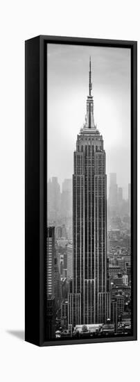 Empire State Building in a City, Manhattan, New York City, New York State, USA-null-Framed Premier Image Canvas