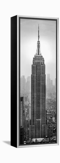 Empire State Building in a City, Manhattan, New York City, New York State, USA-null-Framed Premier Image Canvas