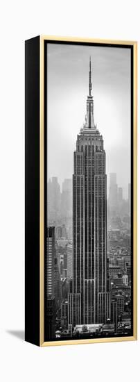 Empire State Building in a City, Manhattan, New York City, New York State, USA-null-Framed Premier Image Canvas