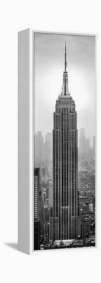 Empire State Building in a City, Manhattan, New York City, New York State, USA-null-Framed Premier Image Canvas