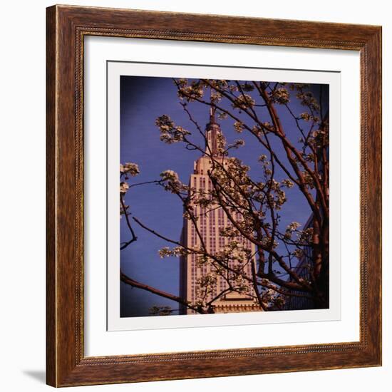 Empire State Building in the Spring, Manhattan, New York City-Sabine Jacobs-Framed Photographic Print