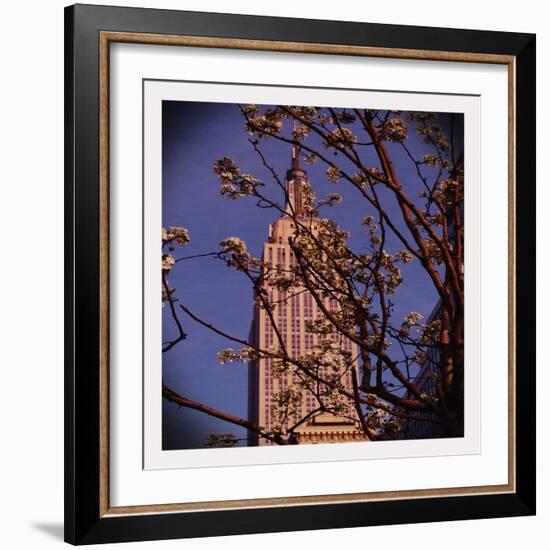 Empire State Building in the Spring, Manhattan, New York City-Sabine Jacobs-Framed Photographic Print