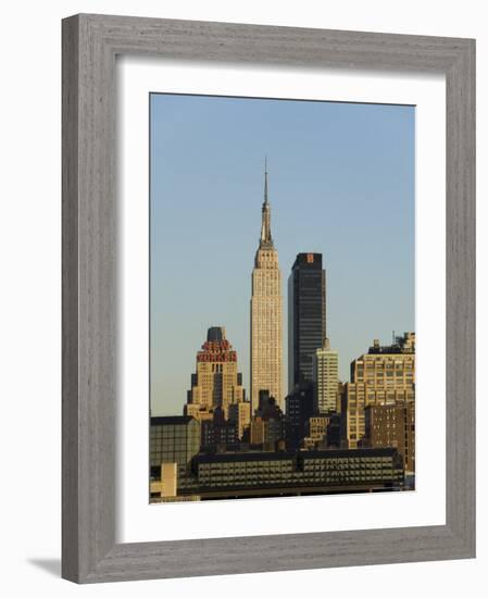 Empire State Building, Mid Town Manhattan, New York City, New York, USA-R H Productions-Framed Photographic Print