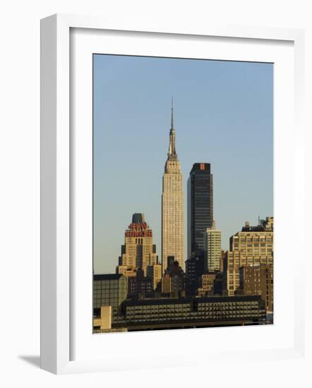 Empire State Building, Mid Town Manhattan, New York City, New York, USA-R H Productions-Framed Photographic Print