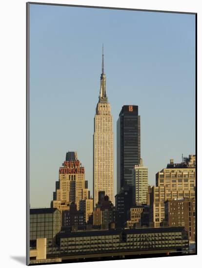 Empire State Building, Mid Town Manhattan, New York City, New York, USA-R H Productions-Mounted Photographic Print
