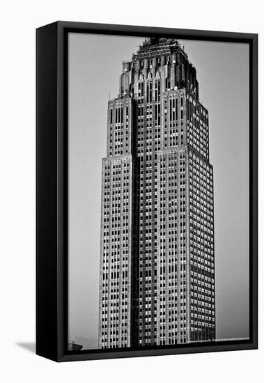 Empire State Building Midsection NYC-null-Framed Stretched Canvas