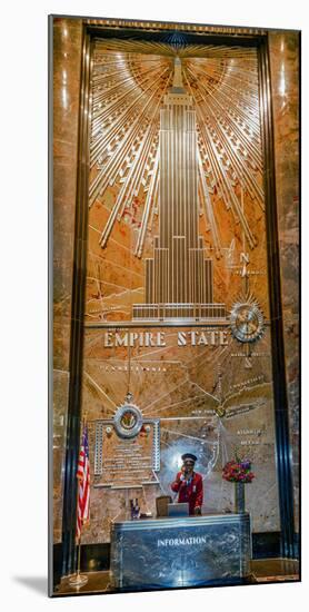 Empire State Building, New York City, New York, United States of America, North America-Karen Deakin-Mounted Photographic Print