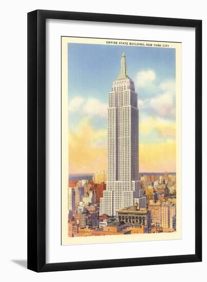 Empire State Building, New York City--Framed Art Print