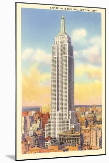 Empire State Building, New York City-null-Mounted Art Print