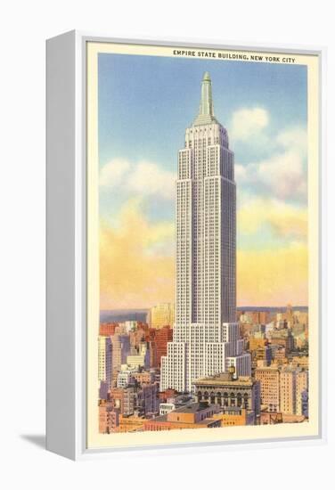 Empire State Building, New York City-null-Framed Stretched Canvas