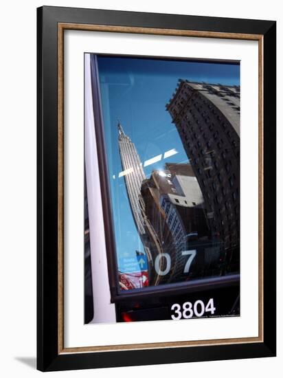 Empire State Building Reflection-null-Framed Photo