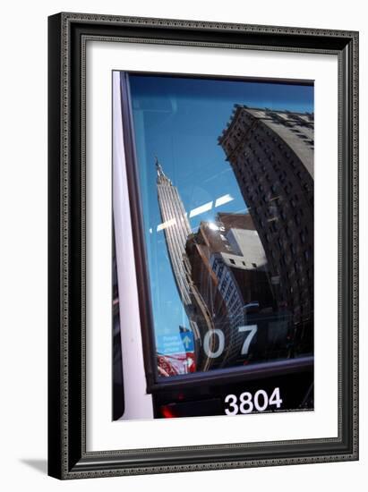 Empire State Building Reflection-null-Framed Photo