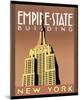 Empire State Building-Brian James-Mounted Art Print