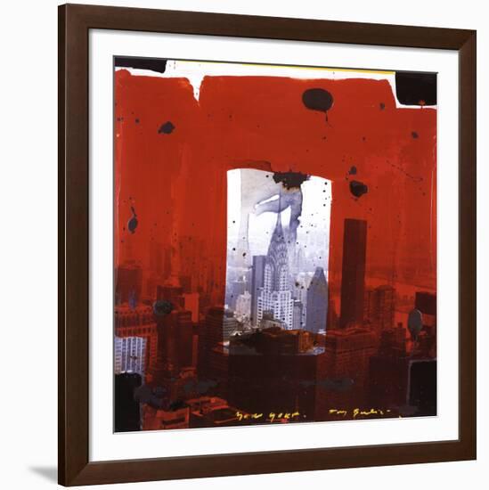 Empire State Building-Tony Soulie-Framed Art Print