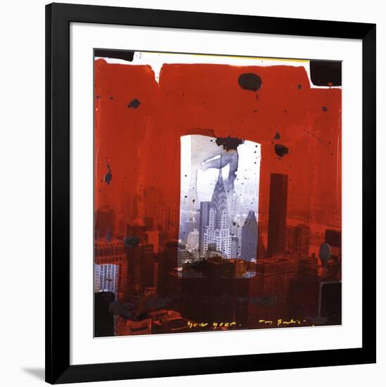 Empire State Building-Tony Soulie-Framed Art Print