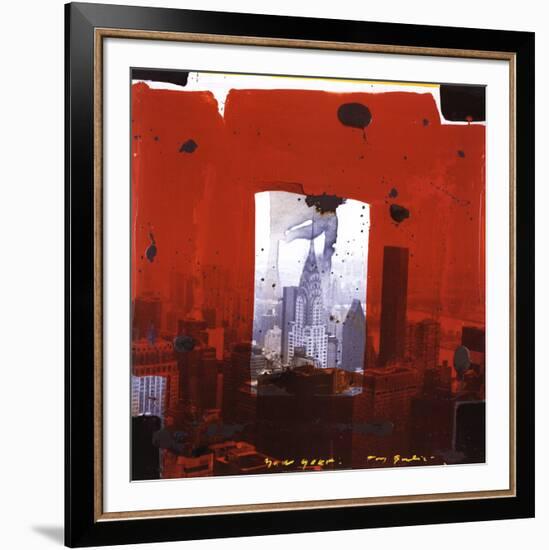 Empire State Building-Tony Soulie-Framed Art Print