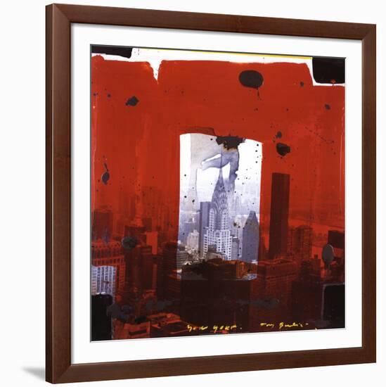 Empire State Building-Tony Soulie-Framed Art Print