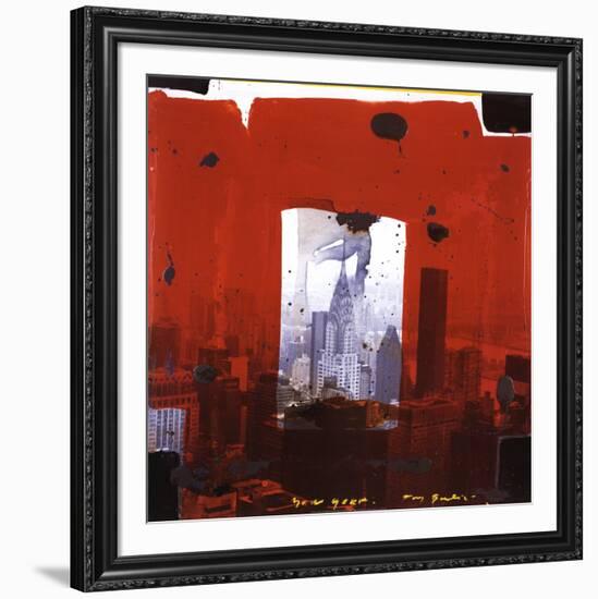 Empire State Building-Tony Soulie-Framed Art Print