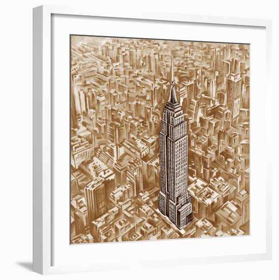 Empire State Building-E^ Moroder-Framed Art Print