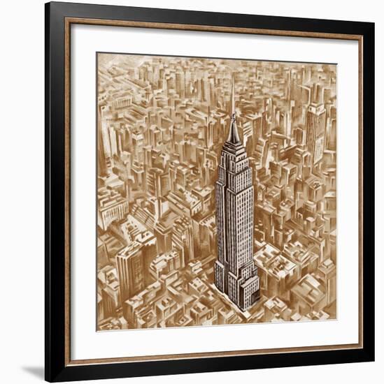 Empire State Building-E^ Moroder-Framed Art Print