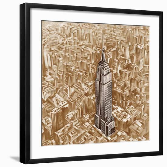 Empire State Building-E^ Moroder-Framed Art Print