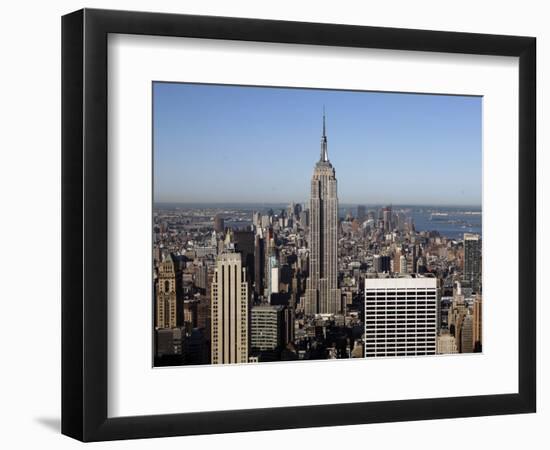 Empire State Building-Richard Drew-Framed Photographic Print