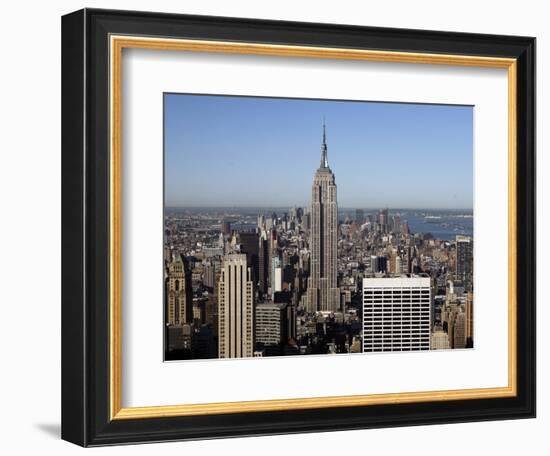 Empire State Building-Richard Drew-Framed Photographic Print