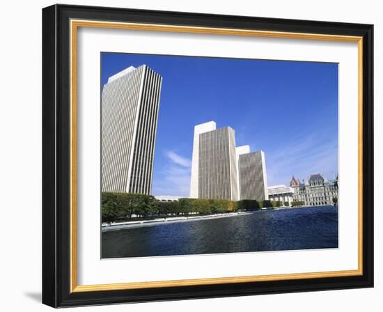 Empire State Plaza Capital, Albany, New York-Bill Bachmann-Framed Photographic Print