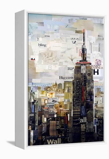 Empire State-James Grey-Framed Stretched Canvas