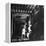 Employee in Warehouse of Jack Daniels Distillery Checking For Leaks in the Barrels-Ed Clark-Framed Premier Image Canvas