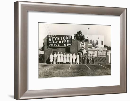 Employee Picture of Keystone Coffee Drive In-null-Framed Art Print