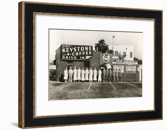 Employee Picture of Keystone Coffee Drive In-null-Framed Art Print