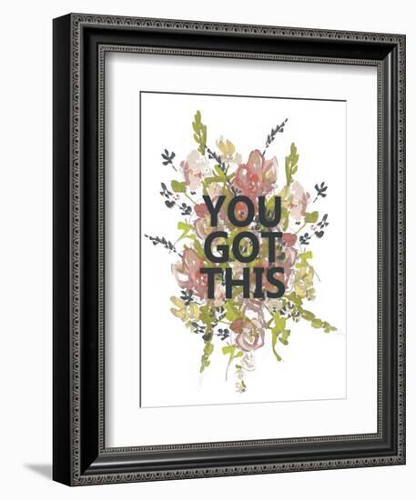 Empower Flowers I-Jennifer Goldberger-Framed Art Print