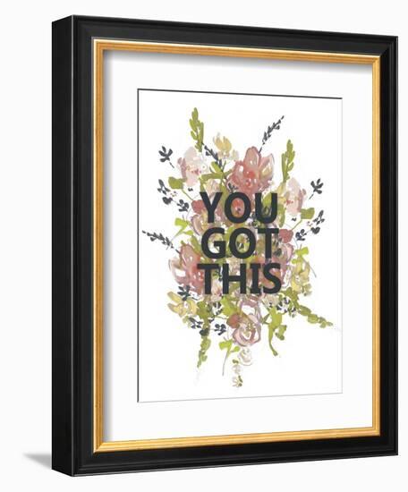 Empower Flowers I-Jennifer Goldberger-Framed Art Print