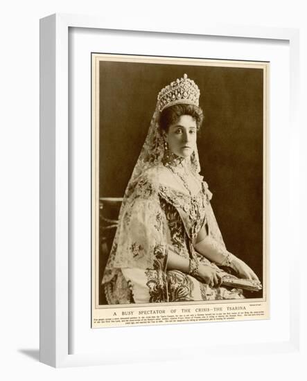 Empress Alexandra Feodorovna of Russia-null-Framed Photographic Print