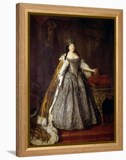 Empress Anna Ioannovna (Anna of Russia)-Louis Caravaque-Framed Premier Image Canvas