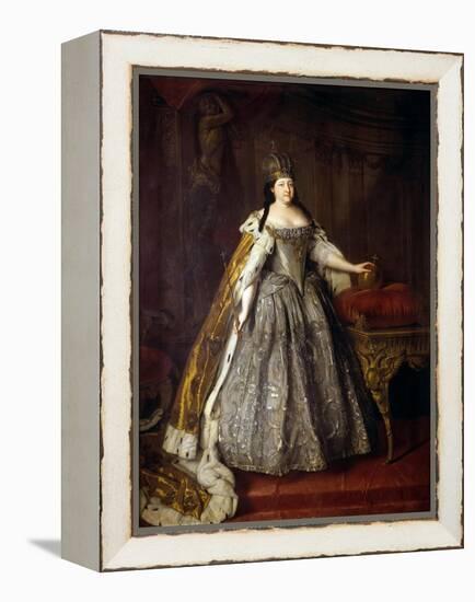 Empress Anna Ioannovna (Anna of Russia)-Louis Caravaque-Framed Premier Image Canvas