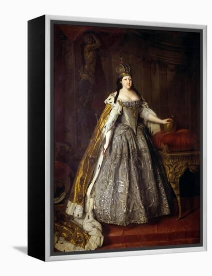 Empress Anna Ioannovna (Anna of Russia)-Louis Caravaque-Framed Premier Image Canvas