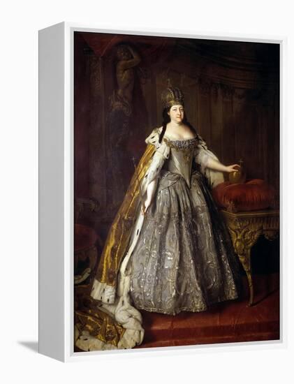 Empress Anna Ioannovna (Anna of Russia)-Louis Caravaque-Framed Premier Image Canvas