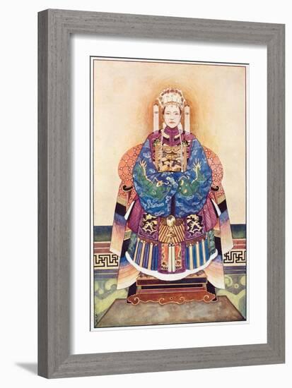 Empress Dowager Cixi of China (1835 – 1908)-null-Framed Giclee Print