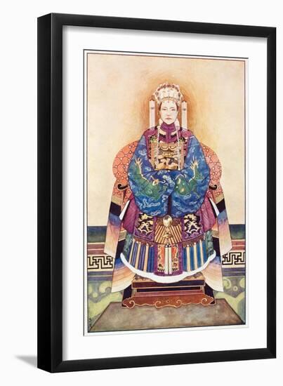 Empress Dowager Cixi of China (1835 – 1908)-null-Framed Giclee Print