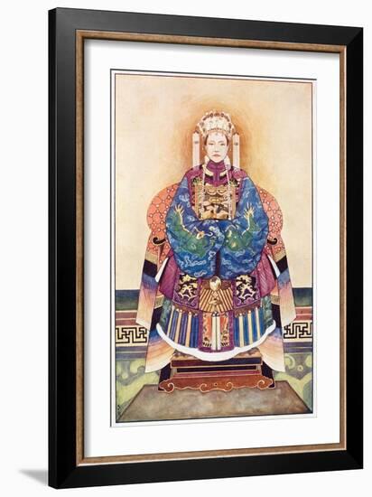 Empress Dowager Cixi of China (1835 – 1908)-null-Framed Giclee Print